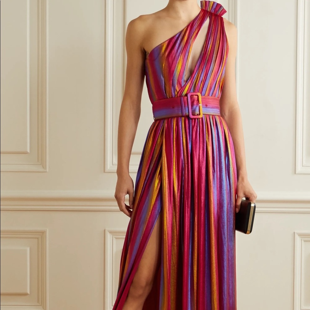 Retrofête Andrea Rainbow Maxi Dress